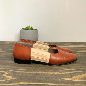 Women’s leather Comcedia Italian flats